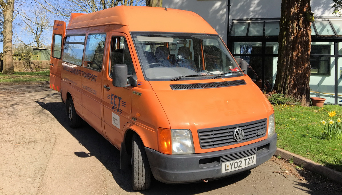 minibus at outdoor centre